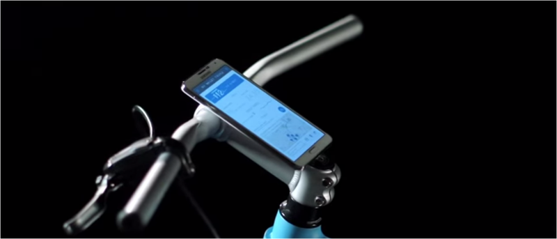Illustration for article titled Samsung también tiene una bicicleta, y se controla con el móvil
